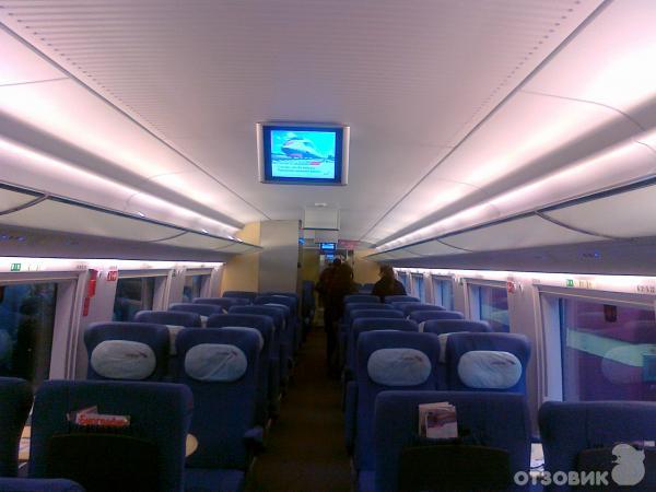 Отзыв о Высокоскоростной поезд Сапсан | Комфортабельный, современный  поезд с дорогим обслуживанием и неполной скоростью